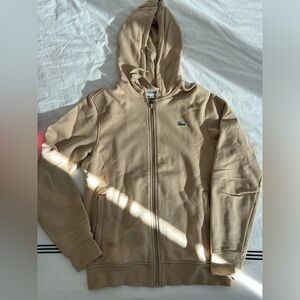 men lacoste hoodie size small